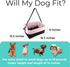 Dog Car Seat for Small Dogs - Blue Booster Seat, Washable, Adjustable, Collapsible Pet Travel Carrier Bed