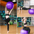 HANABASS Yoga for Exercise Extra Thick Stability Inflator for Core Strength and Fitness Routines Design Burst Material