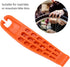 VBESTLIFE Bike Tire Levers, 3Pcs High Strength Ergonomic Tools for Road and Mountain Bike Tire Removal in Orange