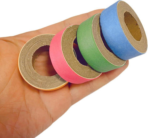 ToughRight 120Pcs 1.75" Fatty Bagels Bird Toys for Parrots Durable Cardboard Chewing Shredding Foraging Foot for Medium