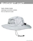 FROGG TOGGS Waterproof Bucket Hat, Breathable Sun Protection