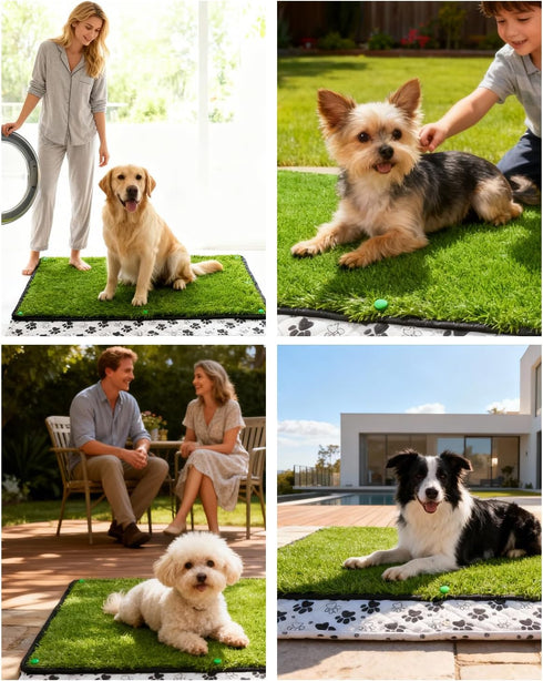 Zalhyrox 3823", Grass Pee Pads for Dogs, Reusable & Washable Dog Pee Pad for Large Pet, Replacement Puppy Training Turf