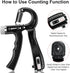 KDG Hand Grip Strengthener 2 Pack - Adjustable Resistance 10-130 lbs for Muscle Building and Recovery