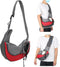 Pet Dog Sling Carrier, Portable Wear-resistant Puppy Carrier Bag with Breathable Mesh for Dogs, Adjustable Strap