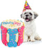 Dog Birthday Cake - Rice Cake Based Dessert with Human Grade Ingredients - Happy Birthday Dog Cake