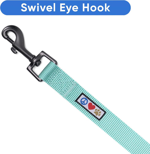 Pawtitas Dog Seat Belt, Pet Safety Seat Belt with Adjustable Strap for Small to Large Dogs, Teal Car Seat Belt for Dogs
