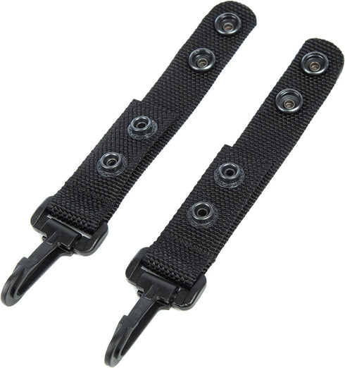 LUITON Duty Belt Keeper with Key Holder for 2¼" Wide Belt, Nylon Keychain Police Key Strap Keeper with Snap Clip