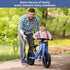 2 12 Inch 2-5 Toddler Balance Bike Year Old, Colorful Lighting No Pedal Kids Toy Bike, Tool-Free Adjustment, Quick