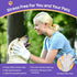 HICC PET Cleaning & Deodorizing Bathing Wipes for Dogs and Cats, Nourish Fur Coconut Oil Grooming Wipes