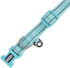 Reflective Nylon Dog Collar - Adjustable Neoprene Padding for Small Dogs (9.8"-15", Teal)
