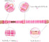 Lionheart glory Valentine's Day Collar, Pink Plaid Dog Collar for Medium Cute Dog Collars Spring Female Pet Gift Adjustable Heavy-Duty Dog Collar Holiday