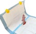 10 Pack 7.3 3.9in Dog Pee Pad Trainer, Paper Card Hydrant Shaped Target Pet Diaper Pad Guide Portable Dog Pee Pad Aid