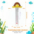 ODJSY Swimming Floating Pool Thermometer, Large Size Easy Read for Water Temperature with String, Shatter Resistant