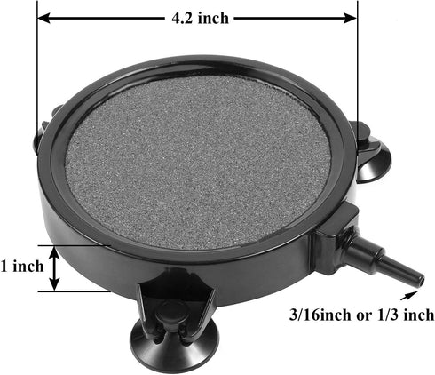 Air Stone 4.2 Inch for Aquariums, Hydroponics, Fish Pond Tank Plants Air Pump