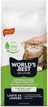 WORLD'S BEST CAT LITTER Comfort Care, 32-Pounds, Unscented, Quick Clumping, Flushable, 99% Dust Free