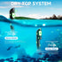 Qheng Set 180Panoramic Snorkeling Gear for Adults, Dry-Top Snorkel Scuba Diving mask, Wide View Professional Snorkeling