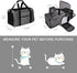 BAGLHER Cat Carrier Bag - Airline Approved Soft Side Pet Travel Carrier with 5 Open Doors, 3 Expandable Sides, Fleece