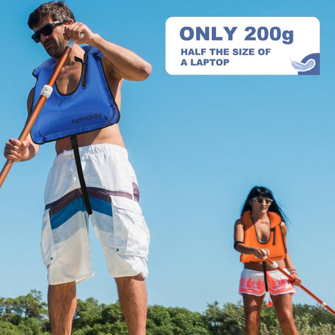 Inflatable Snorkel Vest for Adults - Portable Buoyancy Jacket for Snorkeling, Swimming, Kayaking, Boating
