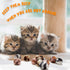 Weewooday 12 Pieces Cat Pom Pom Balls Toys, Large Fuzzy Plush Ball for Cats Pets Interactive Playing