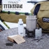 Vargo Titanium Triad Multi-Fuel Stove - Lightweight, Versatile, Solid Titanium Construction
