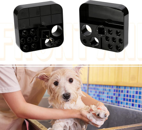 Breeze Touch Rotatable Dog Grooming Organizer for Grooming Table Accessories, Portable Tools Holder with Clamp