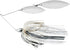 War Eagle Custom Lures Nickel Frame Double Willow Spinnerbait, Silver Shiner Skirt, 3/8 oz