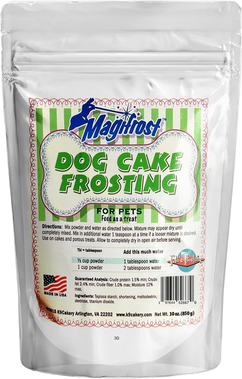 Magifrost Frosting for Dog Cake - Dog-Friendly, Easy-to-Use, Deliciously Smooth Texture, Safe & Healthy Ingredients,