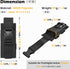 TRIWONDER Tactical Phone Pouch Molle, Smartphone Holster Bag EDC Utility Cellphone Lock Card Holder Organizer Fit