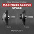 Iron Crush Olympic Barbell Clips - Adjustable Slim Gym Clamps for Weight Capacity - Quick Release Barbell Collar Locks