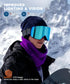 Ski Goggles for Men and Women, Anti-fog Snowboard Goggles with UV Protection