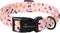 ARING PET Summer Dog Collar, Lightweight Cotton Adjustable Puppy Collars with Quick Release Buckle for Small Medium