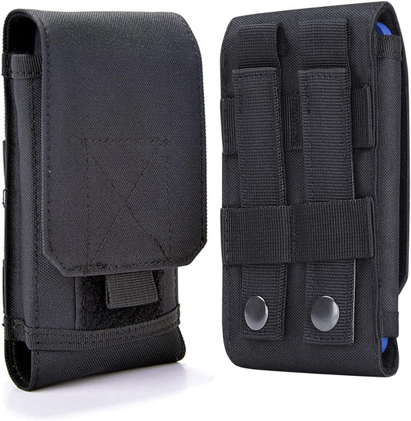 Universal Tactical MOLLE Holster - Army Mobile Phone Belt Pouch EDC Security Pack for iPhone 13 14 Pro, Samsung Galaxy