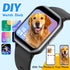 Kids Smart Watch for Girls, IP68 Waterproof Fitness Tracker, 1.5 Inch DIY Face, Heart Rate, 19 Sport Modes (Black)