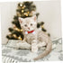 Christmas Pet Scarf, Mini Christmas Scarf for Wine Bottle Decorations, Pack of 10