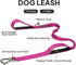 PetiFine 6FT Heavy Duty Dog Leash, Soft Padded Double Handle, Reflective Nylon Walking Lead for Large, Medium, Small
