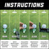 Golf Marker, Golf Accessories for Putting Aid, Golf Ball Alignment Tool for Faster Accurate Golf Putting