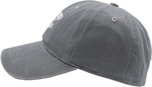 KKMKSHHG Adjustable Vintage Cotton Denim Dad Hat, Barn Hair Don't Care Baseball Cap for Men and Women