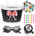 Kids Bike Basket for Girls and Boys, Bicycle Basket with Bell, Stickers, Sunglasses, and Wheel Spokes Accessories