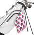 Republican Elephant Patriotic Golf Towel Set - Microfiber Waffle and Ball Towels with Clip for Women and Men