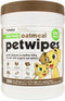 Petkin Mega PetWipes - 200 Oatmeal Wipes for Dogs and Cats, Use on Face, Paws, Ears, Body, Ideal for Home or Travel