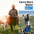 PYFK Upgraded Running Belt with Water Bottles, Hydration Belt for Men and Women, Fanny Pack for Running Hiking