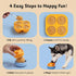 Set, Frozen Nocciola Enrichment Dog Licking Toy Treat Molds & Interactive Feeder for Aggressive Chewers, Freezable