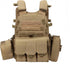 Tactical vest survival vest, adjustable outdoor safety protection hunting vest available for tactical vest cosplay
