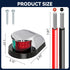 Poiini LED,IP65 Resistant,12V-Compatible Sailboats,Fishing 1 Pack) Boat Navigation Lights,Red and Green Marine Water