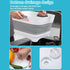 PandaEar Collapsible Baby Bottles Wash Basin, Foldable Wash Tub with Drain Plug for Infant Essentials, Bottles, Breast