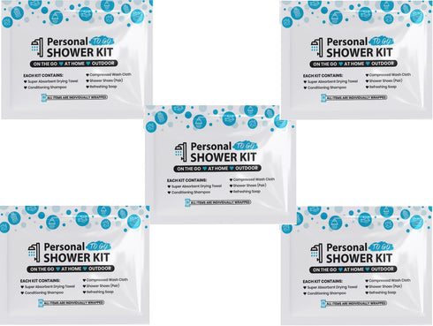 Compact Personal Shower Kit To-Go Your Hygiene Companion for Travel, Gym, and