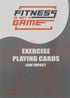 Low-Impact Exercise Playing Cards, 52-Card Deck for All Fitness Levels, Bodyweight Strength Training & Cardio, Fun