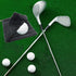 ZYAMY Pocket Golf Towel with Clip, Black Sweat-Absorbent Cleaning Tool, Golf Accessories, Golf Ball Cleaning Towel