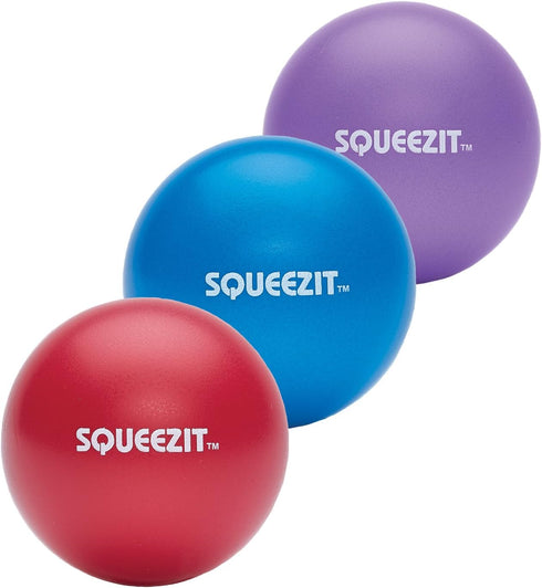 Unique Sports Tennis Elbow Therapy Squeeze-It Balls, 3 Resistance Levels, Red