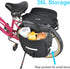 Lumintrail 36L Double Panniers - Bike Saddle Bags with Reflective Strips, Carrying Handle for Grocery Shopping